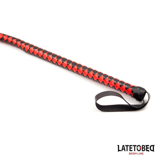 Latigo Largo Rojo y Negro