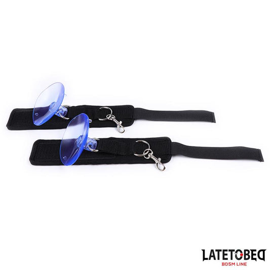 Esposas Munecas Velcro con Ventosa Ajustable