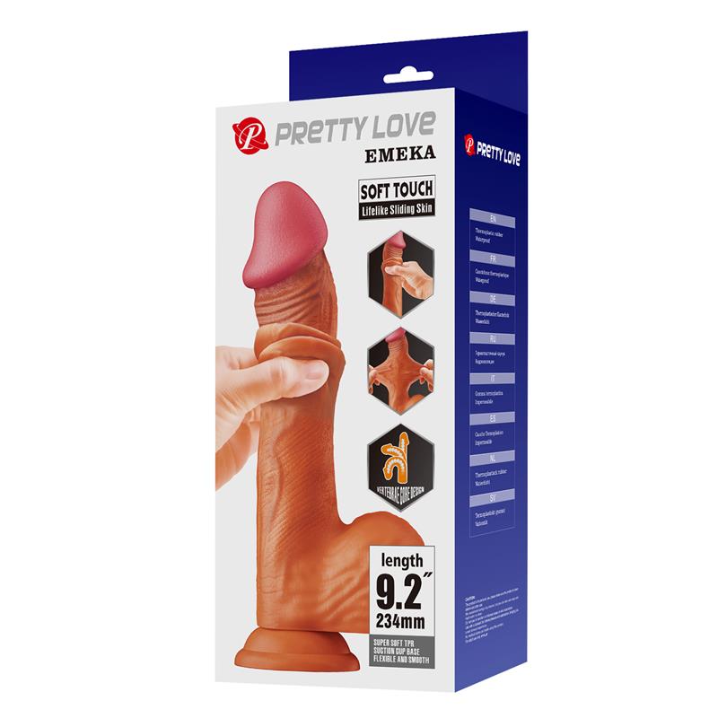 Dildo Realista con con Piel Retractil 92