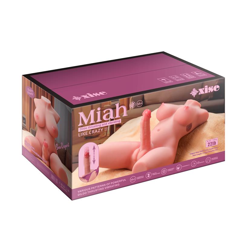 Miah Lady Boy Torso con Vibracion y Thrusting 98 kg