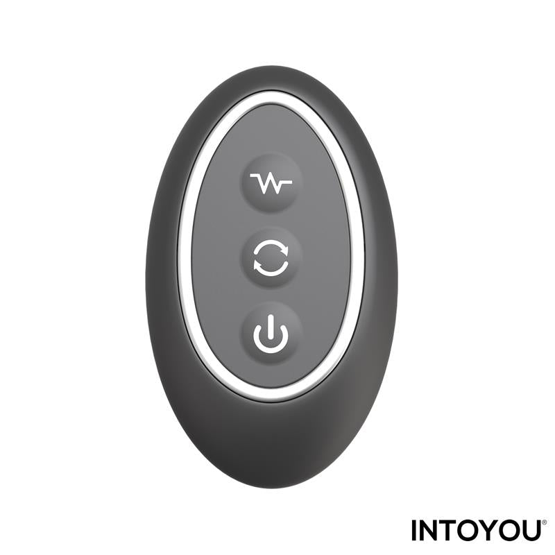 Klark Plug Anal Oscilante con Vibracion y Control Remoto