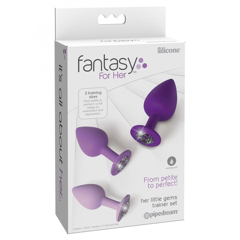 Kit 3 Plug Anal de Entremaniento