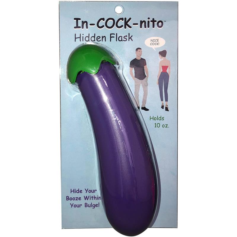 Garrafa em formato de berinjela In-Cock-Nito Flask