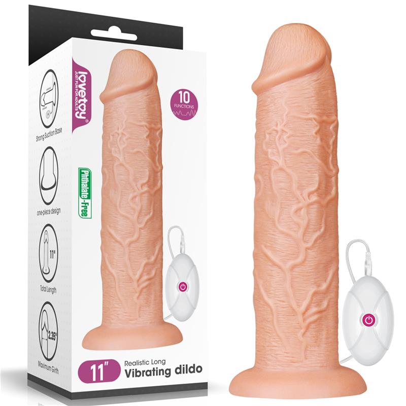 Dildo King 11 con Vibracion Natural