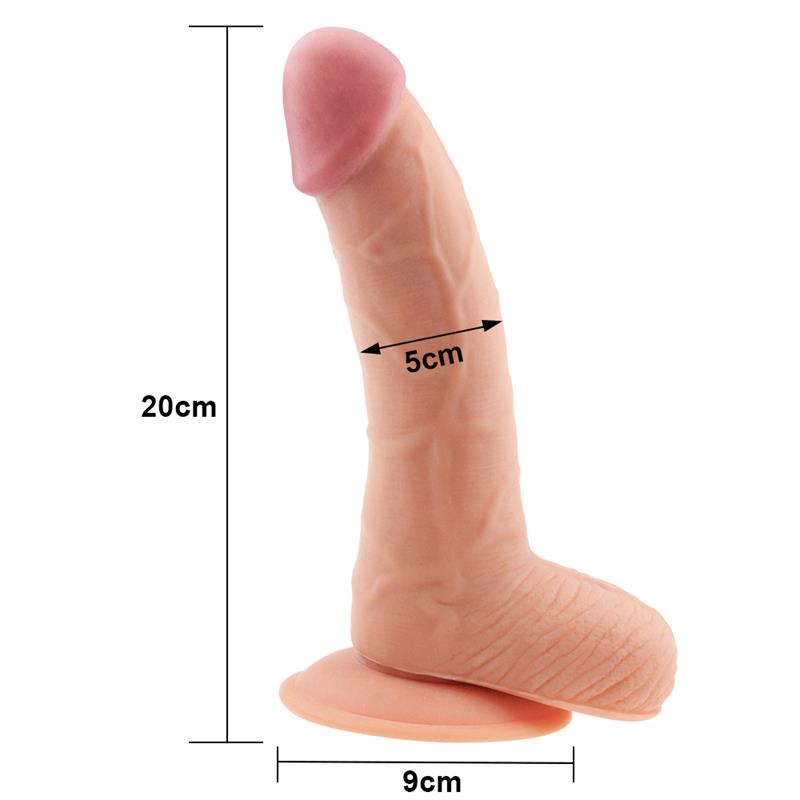 Dildo The Ultra Soft Dude 88 Natural