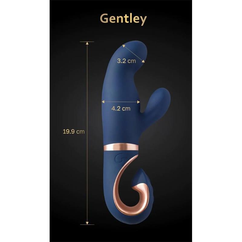 Vibrador Gentley G-Spot Azul Caribenho