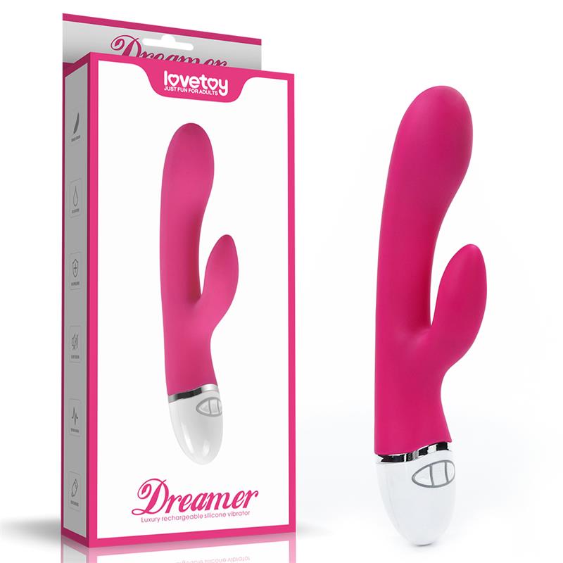 Vibrador Dreamer USB Rose Red