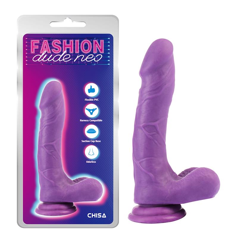 Dildo Dual Density Purpura 8