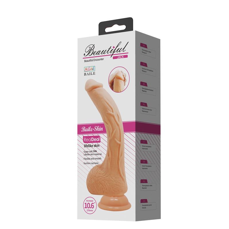 Jack Dildo Realista Flexible 106