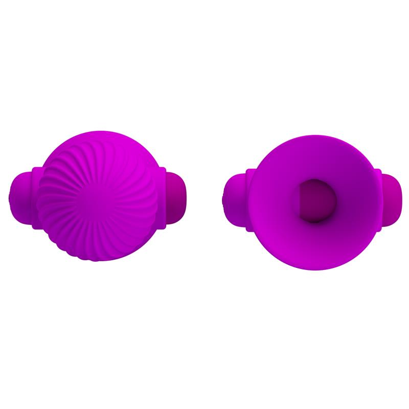 Funda para los Pezones con Vibracion Rosa