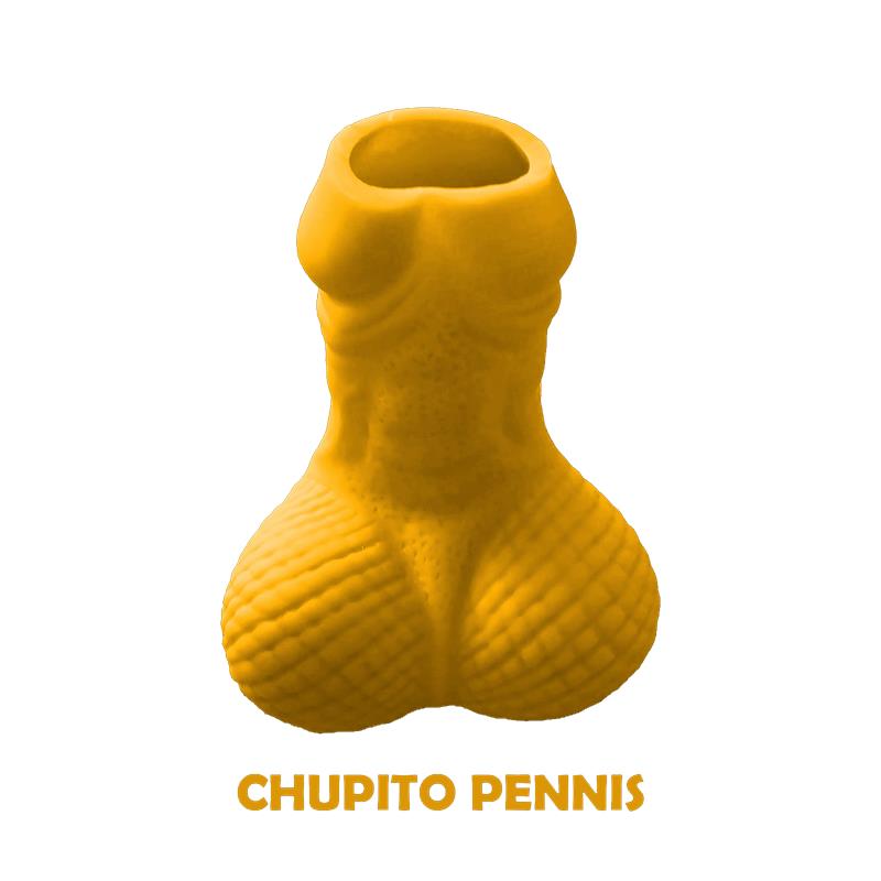 Chupito Forma de Pene color Amarillo