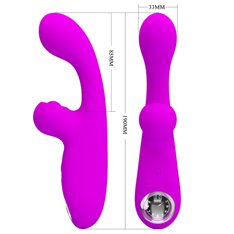 Skylar Conejito Vibrador y Thumping Fucsia