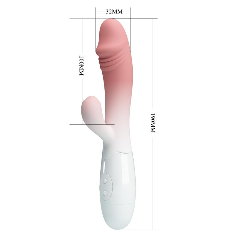 Snappy Vibrador Blanco y Rosa