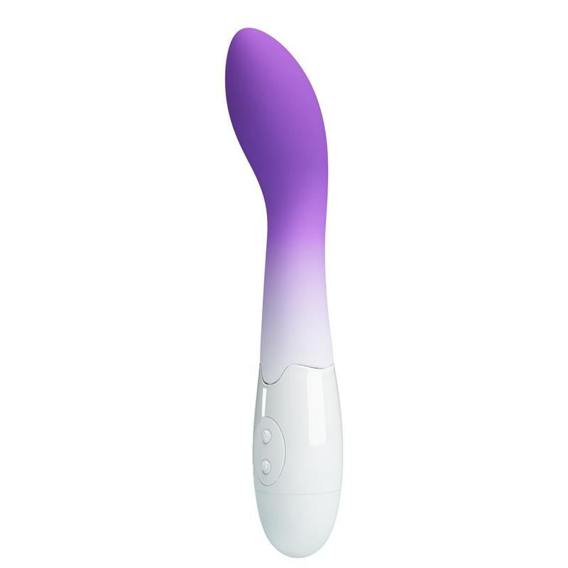 Bishop Vibrador Blanco y Purpura