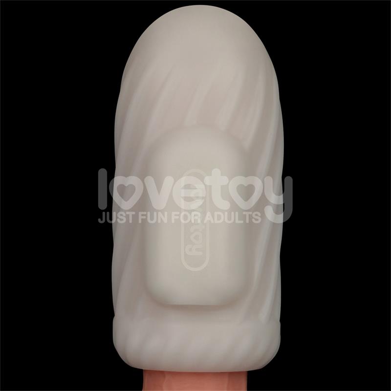 Knights Ring Funda para el Pene y Estimulador Spiral