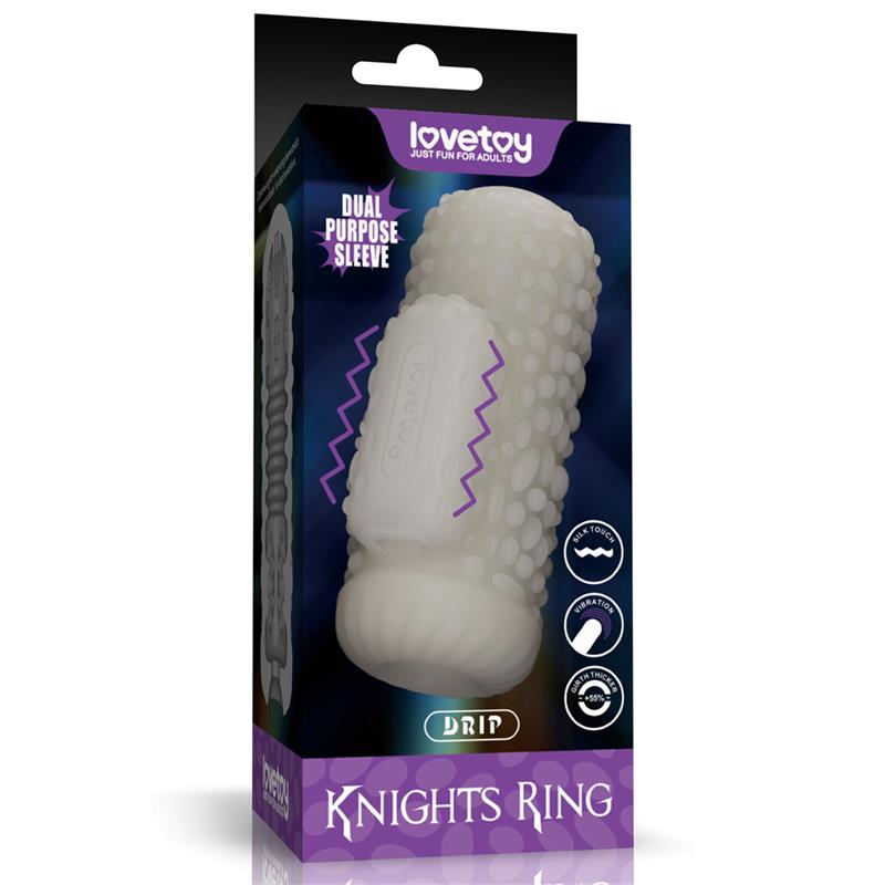 Knights Ring Funda para el Pene y Estimulador Drip