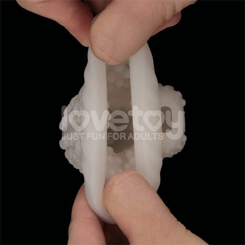 Knights Ring Funda para el Pene y Estimulador Drip