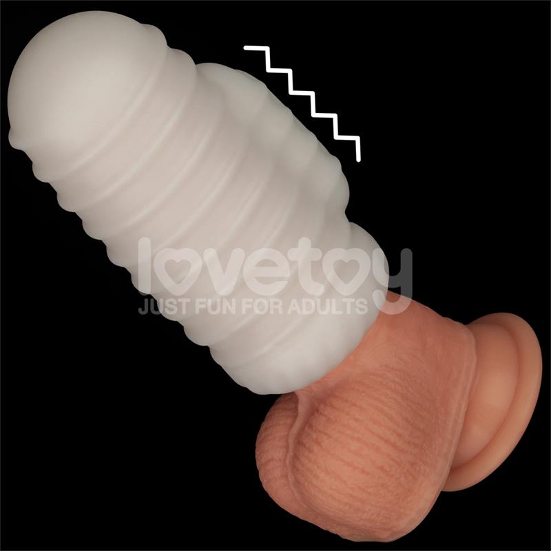 Knights Ring Funda para el Pene y Estimulador Wavy