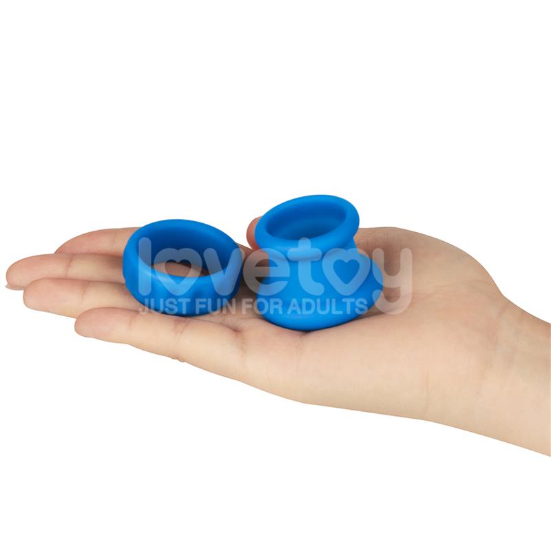 Pinnacle Pro Twin Flex Stretcher Anillo Doble para el Pene