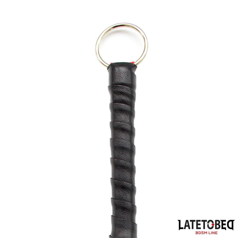 Flogger Mini Rojo y Negro 28cm