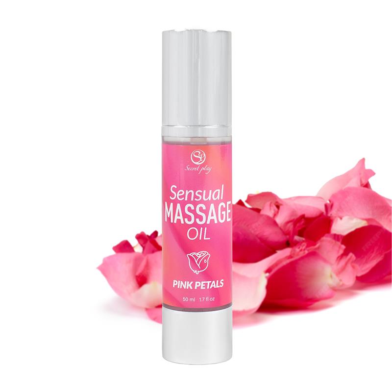 Aceite de Masaje Sensual Petalos Rosa 50 ml