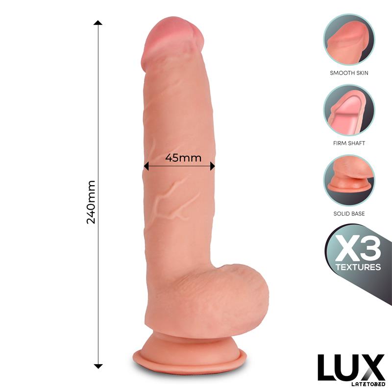 Klaus Dildo Triple Densidad con Testiculos 94