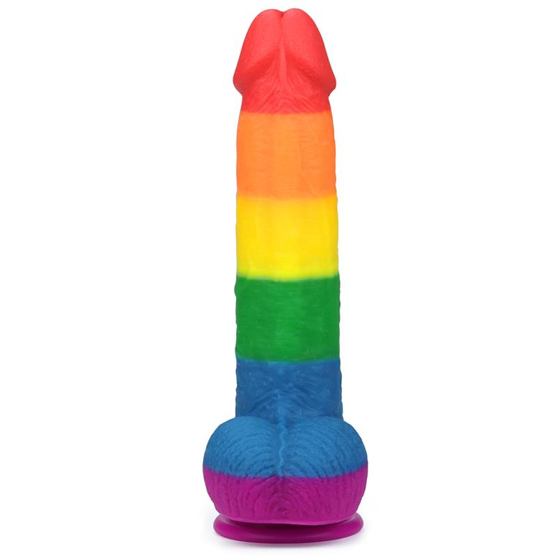 Dildo Prider 9 Silicona Liquida LGBT