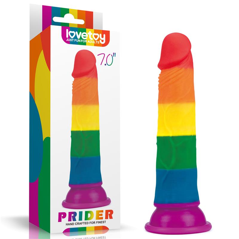 Dildo Prider 7 Silicona Liquida LGBT
