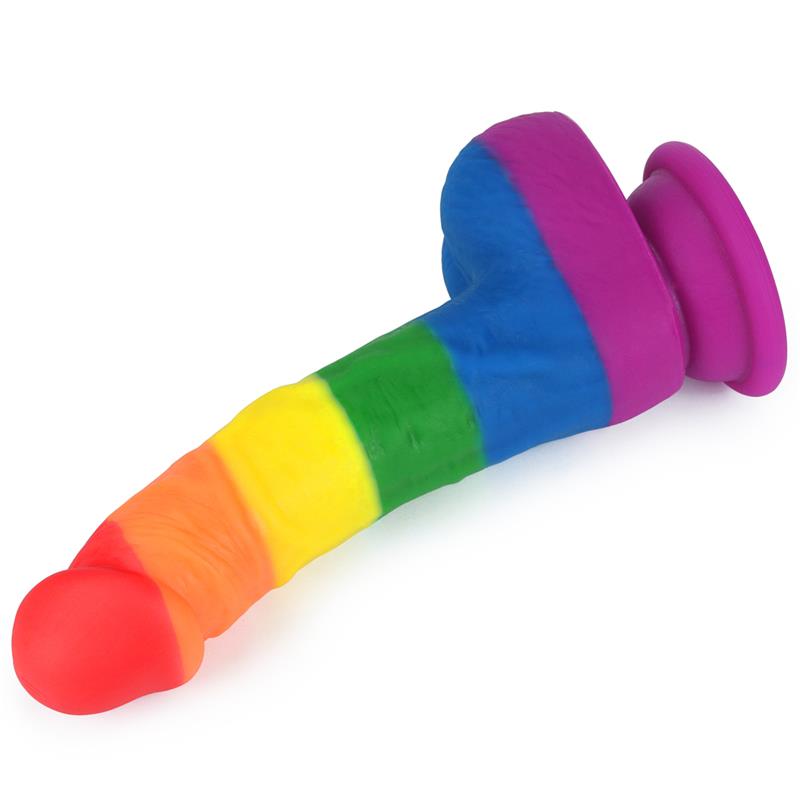 Dildo Prider 8 Silicona Liquida LGBT