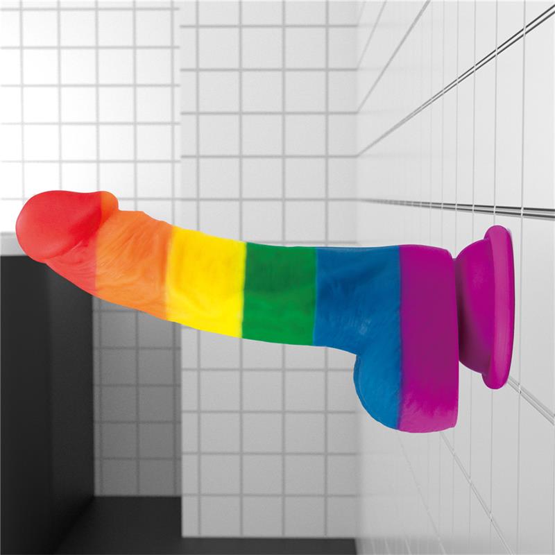 Dildo Prider 8 Silicona Liquida LGBT