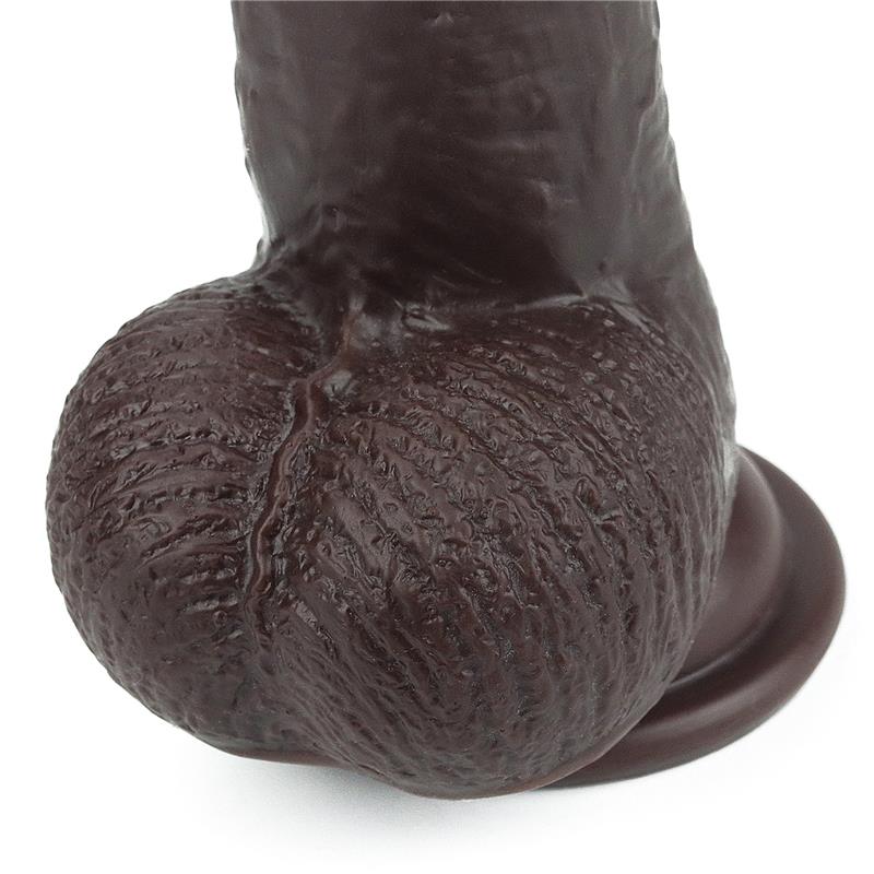Dildo con Piel Retractil 9 Negro