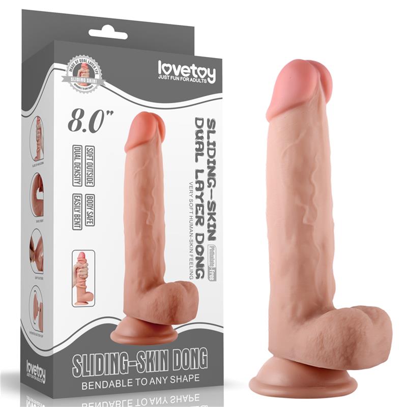 Dildo con Piel Retractil 8