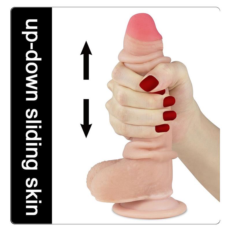 Dildo con Piel Retractil 7 Natural