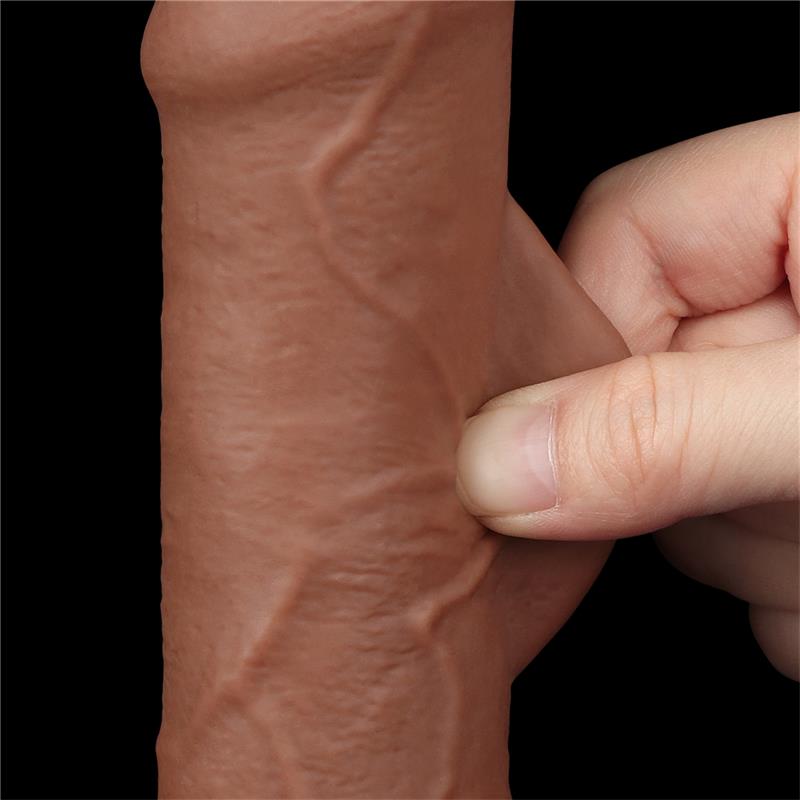 Dildo con Piel Retractil 7 Bronceado