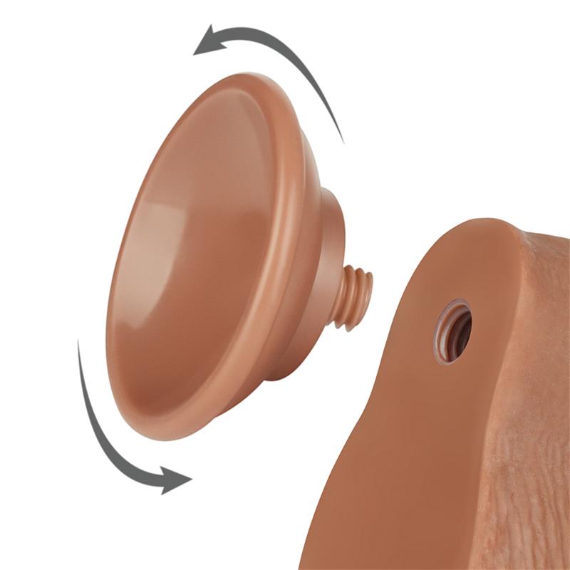 Dildo con Piel Retractil 75 Bronceado