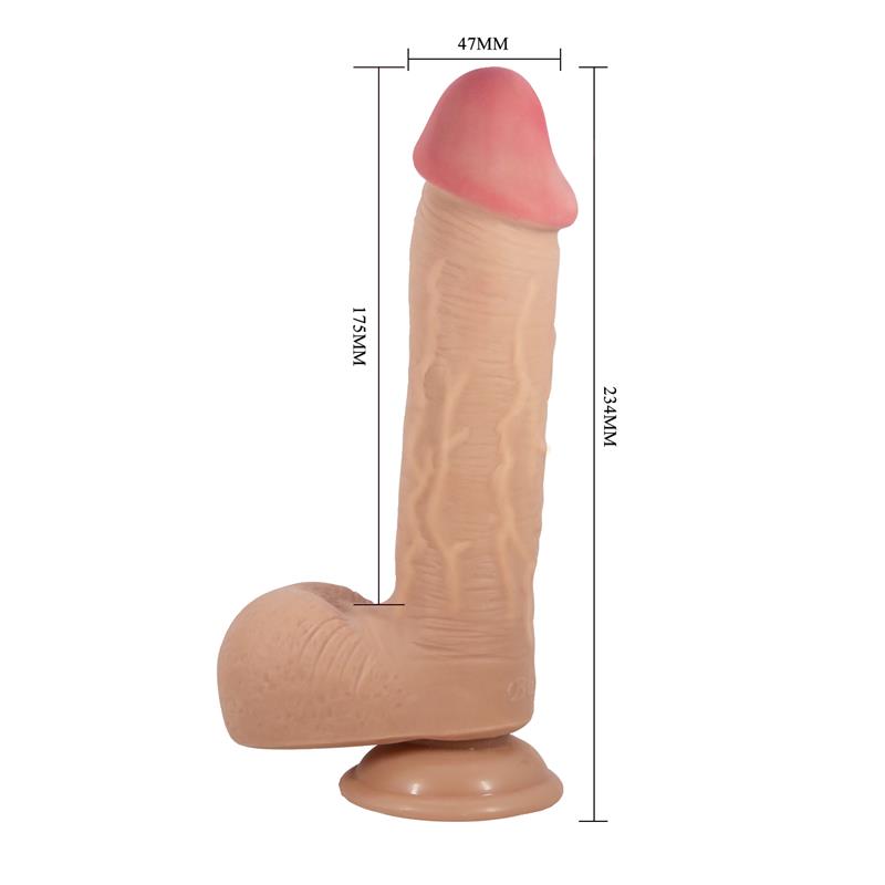 Dildo Realista con con Piel Retractil 92