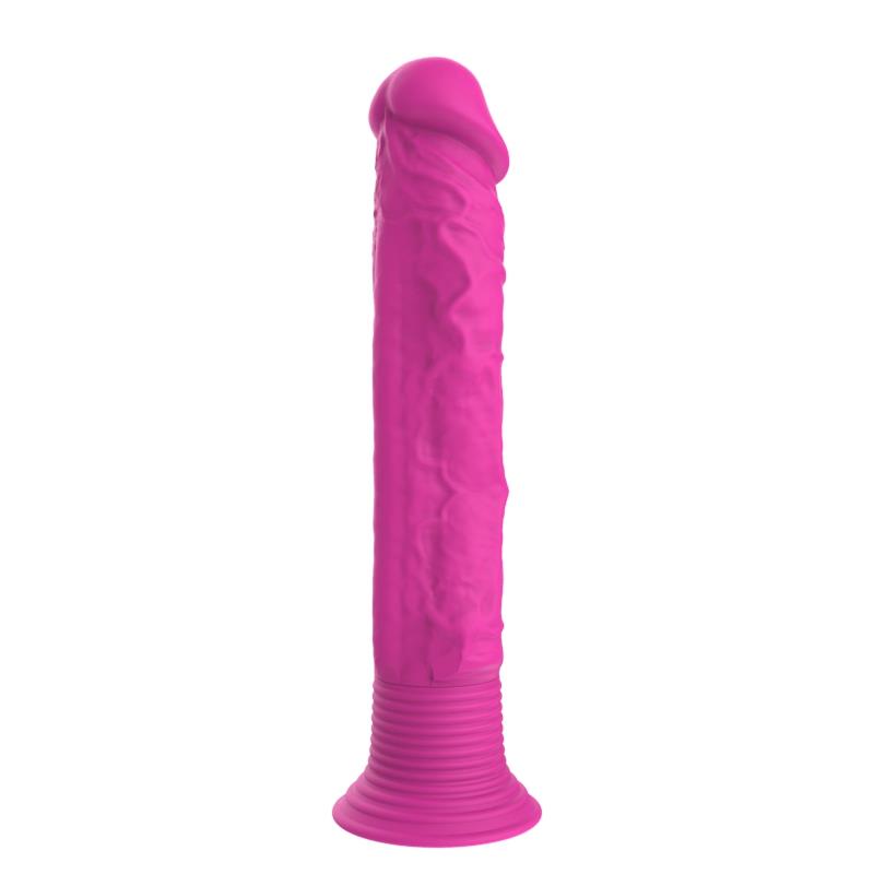 Dildo Realista con Vibracion Silicona Rosa