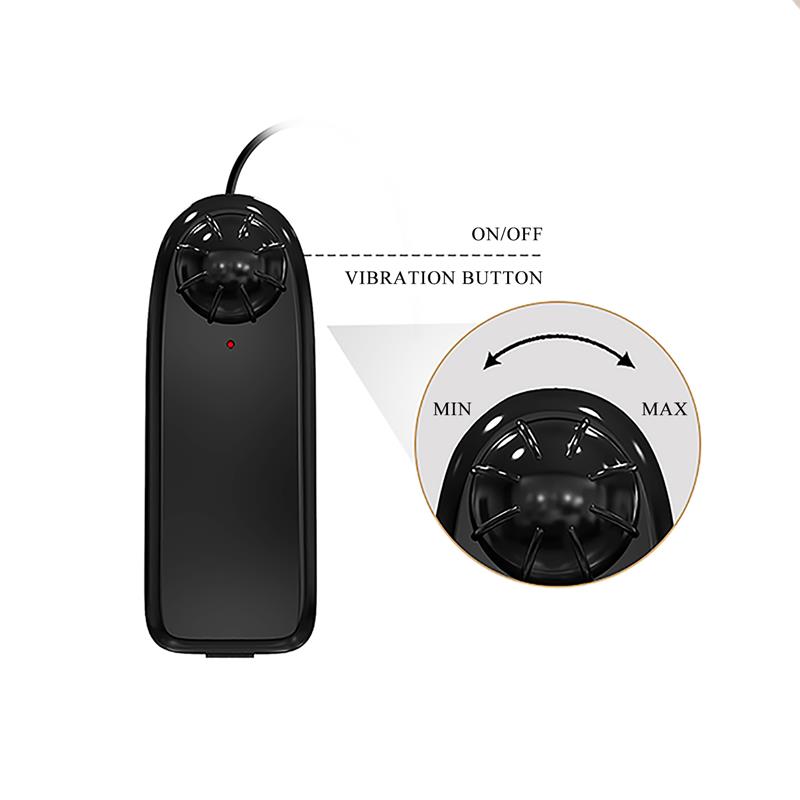 Bahamut Dildo con Vibracion y Control Remoto 85