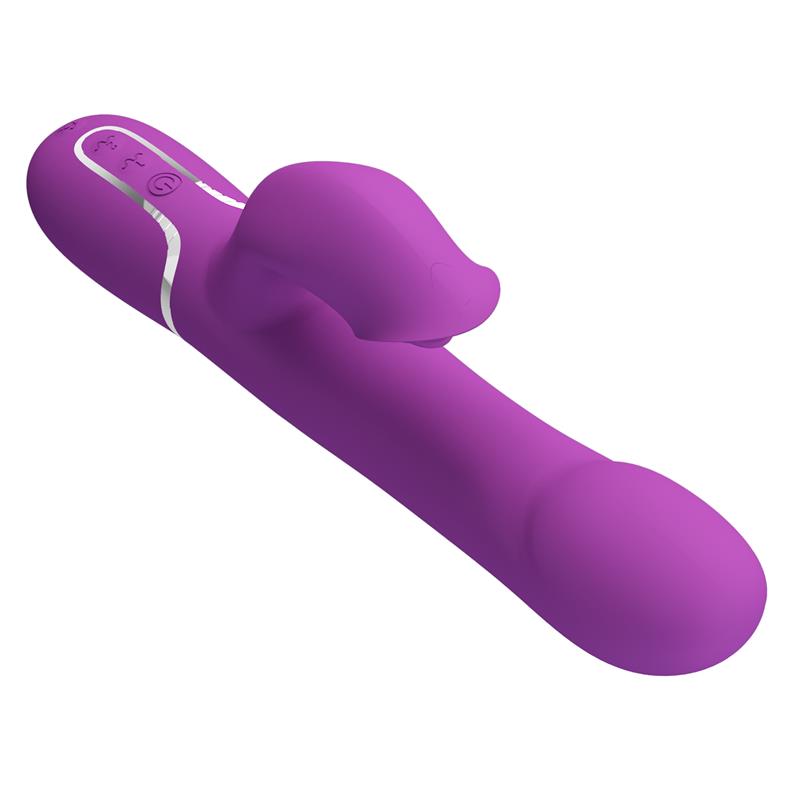 Zalin Vibrador con Bolas Rotatorias y Lengua