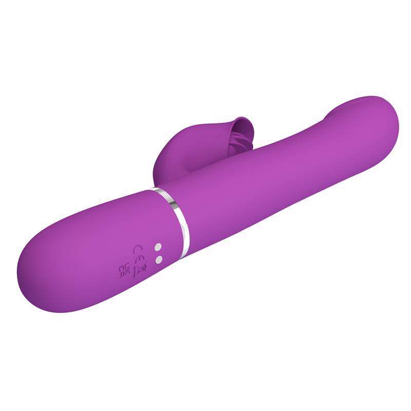 Zalin Vibrador con Bolas Rotatorias y Lengua