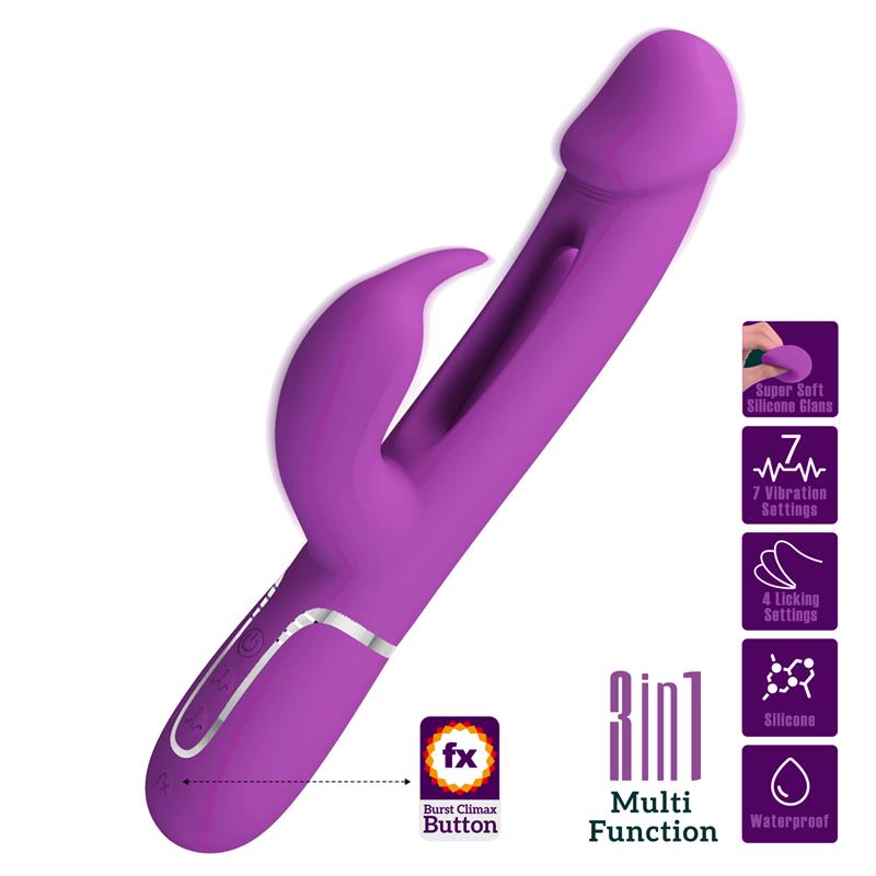 Kampas Vibrador con Lengua Lila