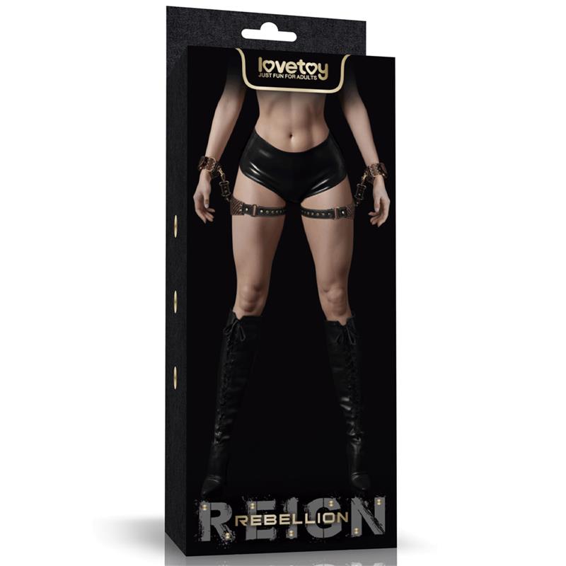 Rebellion Reign Set de Restricciones para Muslos y Munecas