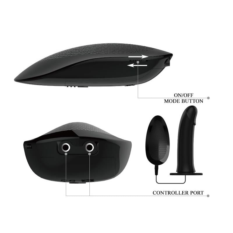 Arnes con Dildo Hueco con Vibracion Vito