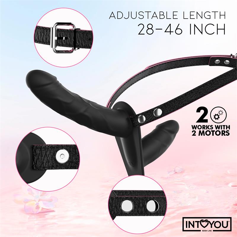 Jordan Arnes Dildo Doble con Vibracion y Control Remoto