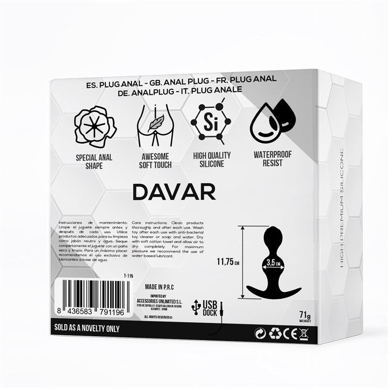 Davar Plug Anal Silicona