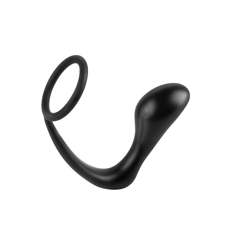Plug Anal y Anillo Ass Gasm Negro