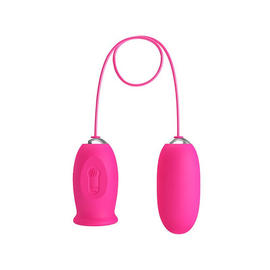 Daisy Huevo Vibrador y Lengua Estimuladora Rosa
