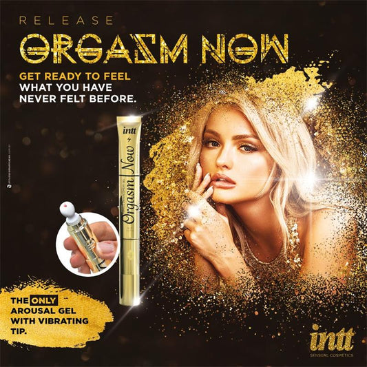 Gel Sensibilizante Orgasm Now com Ponta Vibratória 15 ml