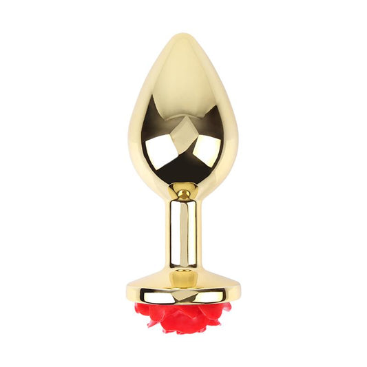 Plug Anal con Joya de Rosa Showy Rose Talla L