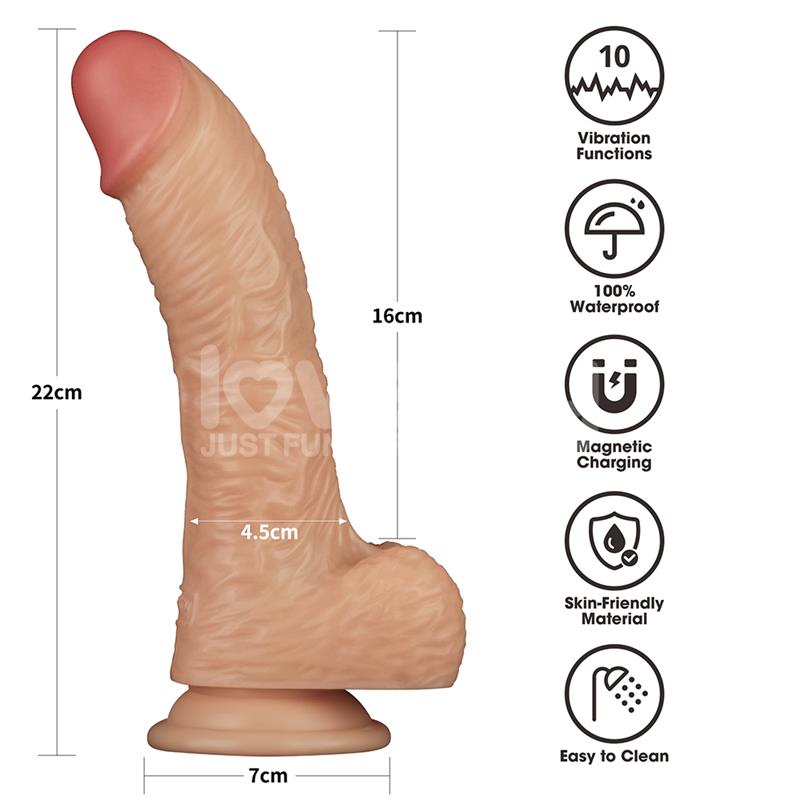Arnes con Dildo con Vibracion 85